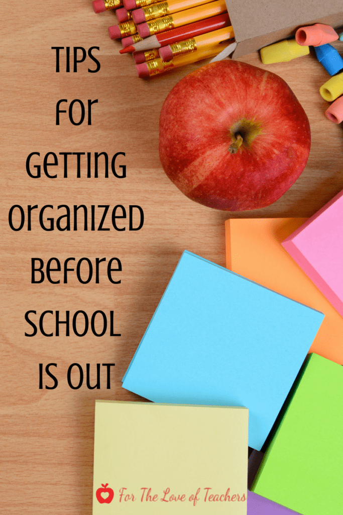 Tips for getting organized