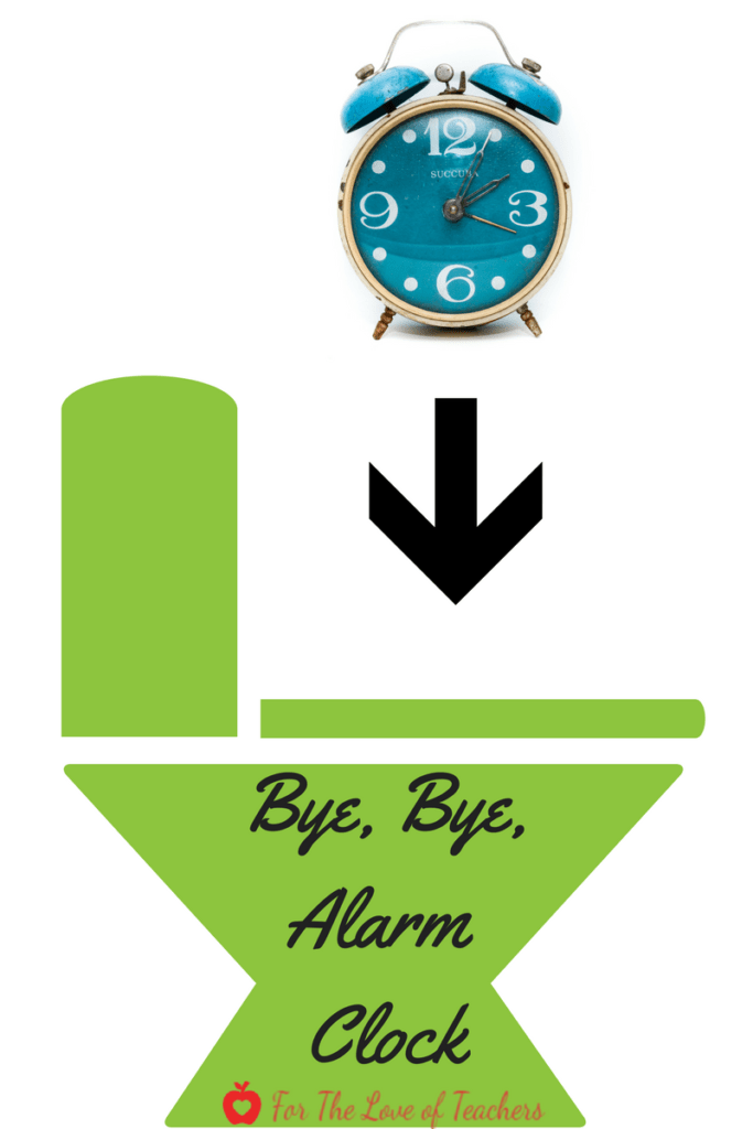bye bye alarm clock