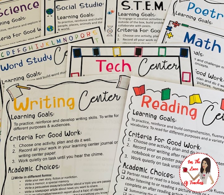 5 Easy Student Learning Centers – Teacher Created Tips