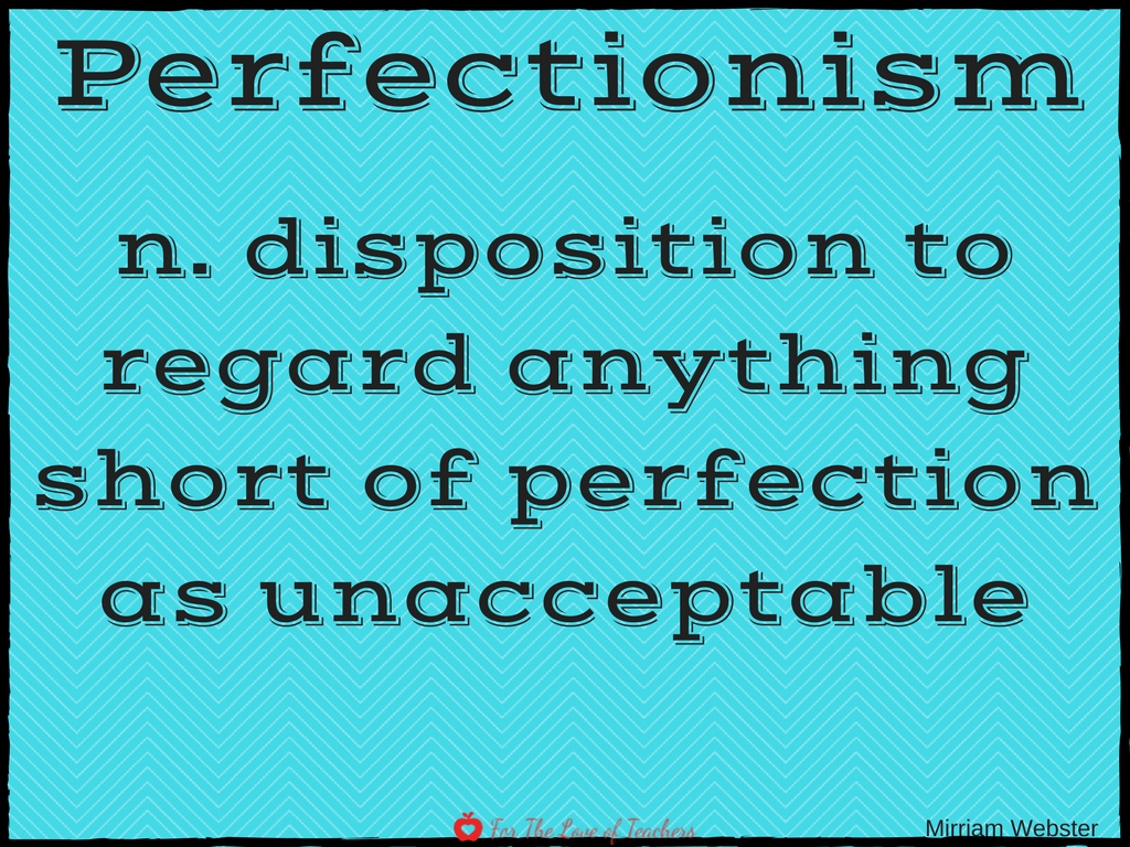 Perfectionism definition