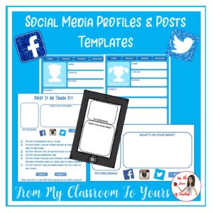 Social Media profile and post templates