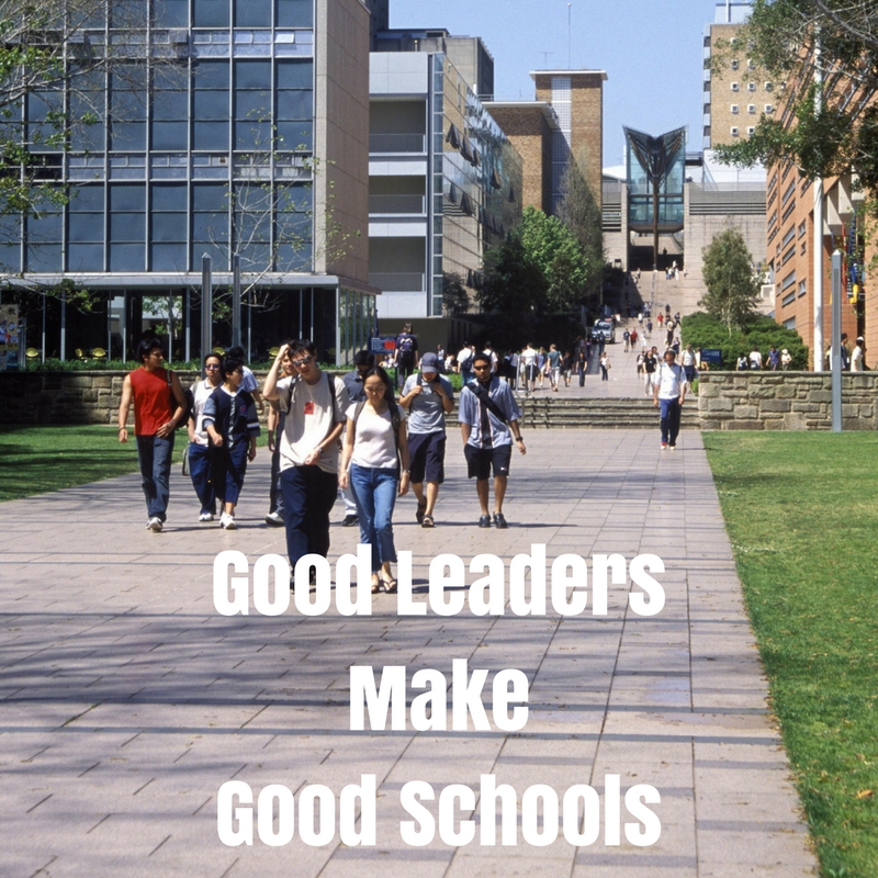 Good Leaders Make Good Schools