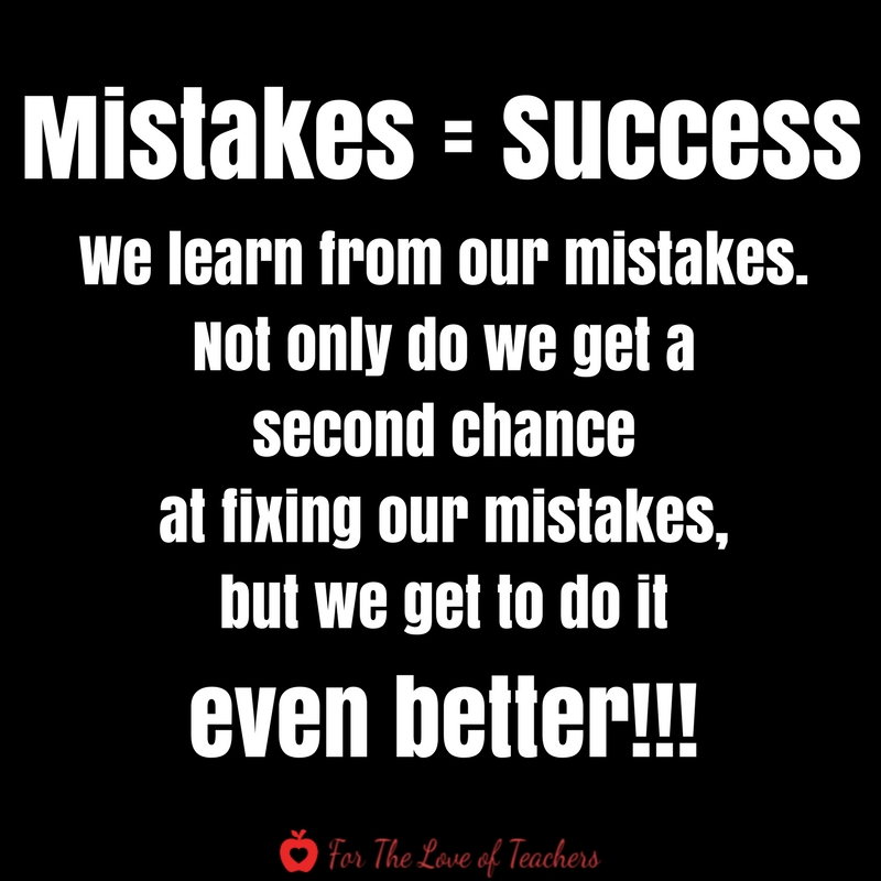 Making mistakes motto