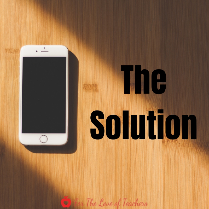 Are cell phones taking over your class resulting in disruptions, increasing student behaviors and less instructional time? Here's a simple solution for managing phones in class.
