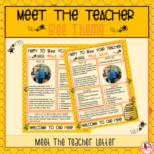 Meet The Teacher Letter Free Back to School