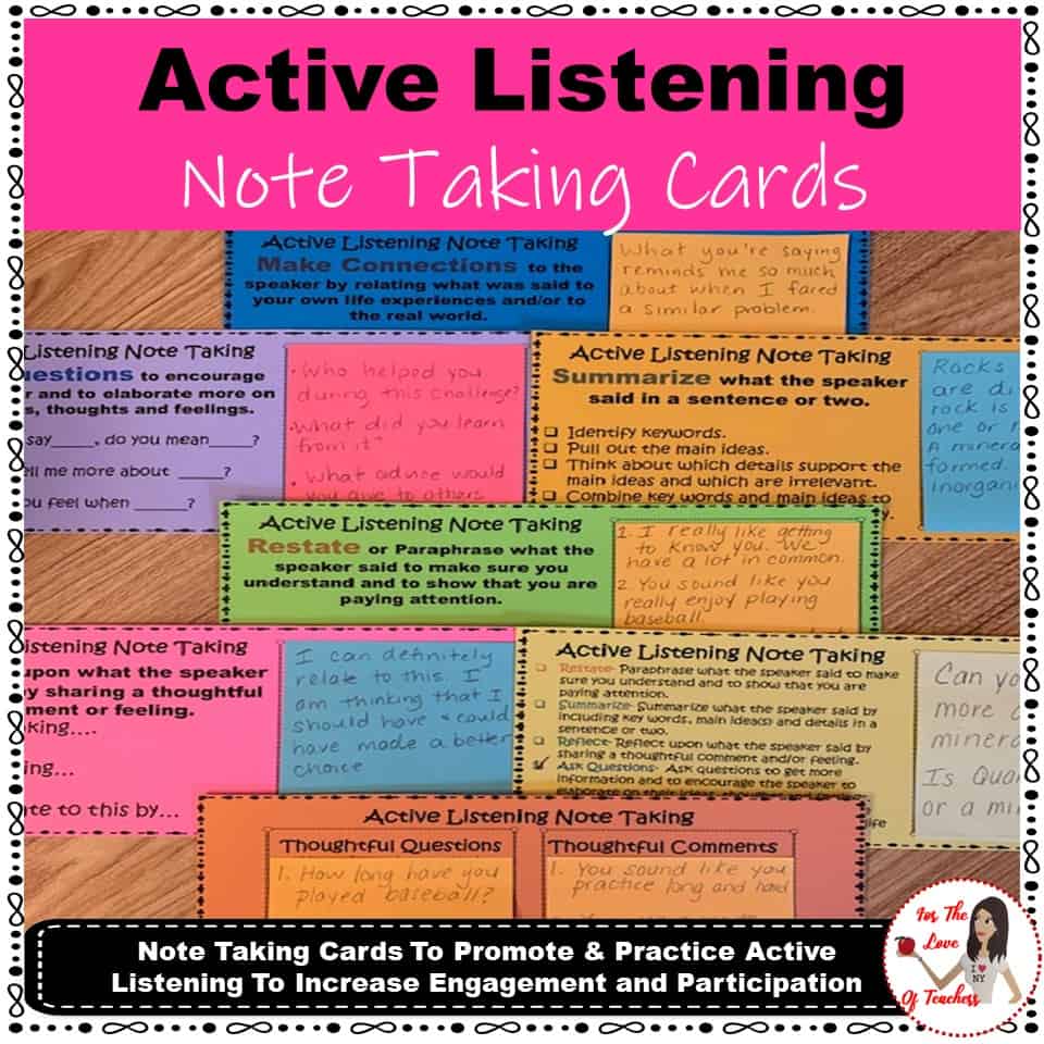 https://www.teacherspayteachers.com/Product/Note-Taking-Cards-Active-Listening-3397646