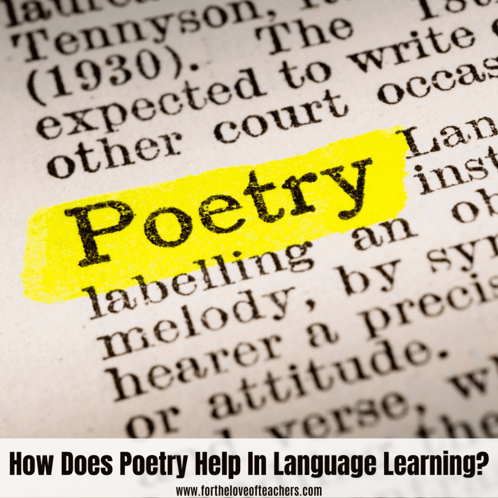 How Does Poetry Help In Language Learning 