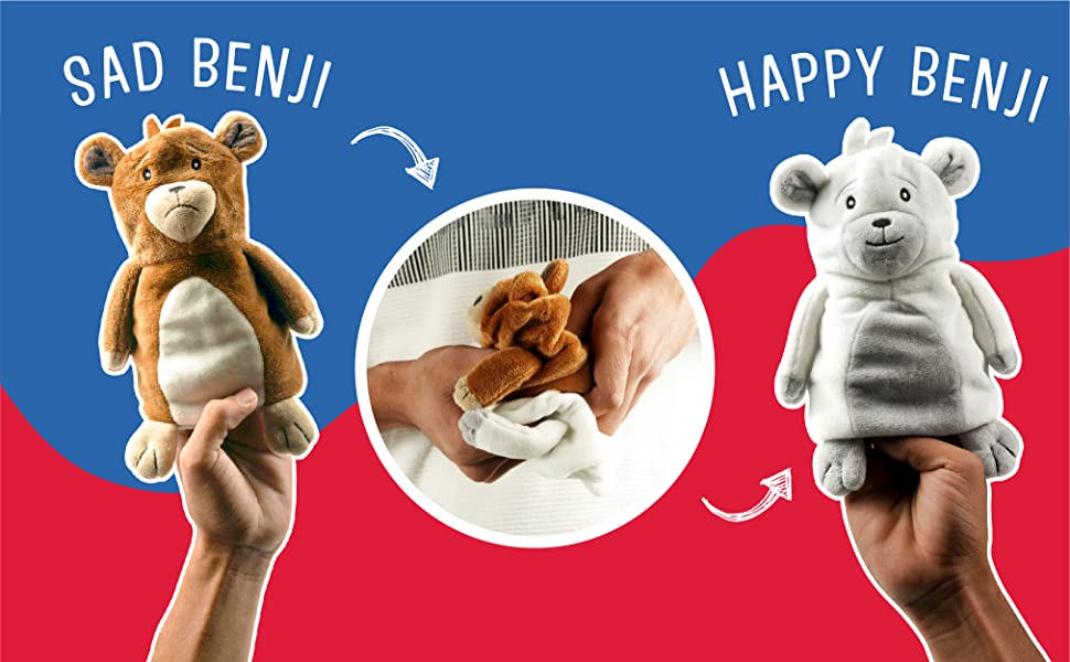 Benji the Bear: Sad benji, happy benji