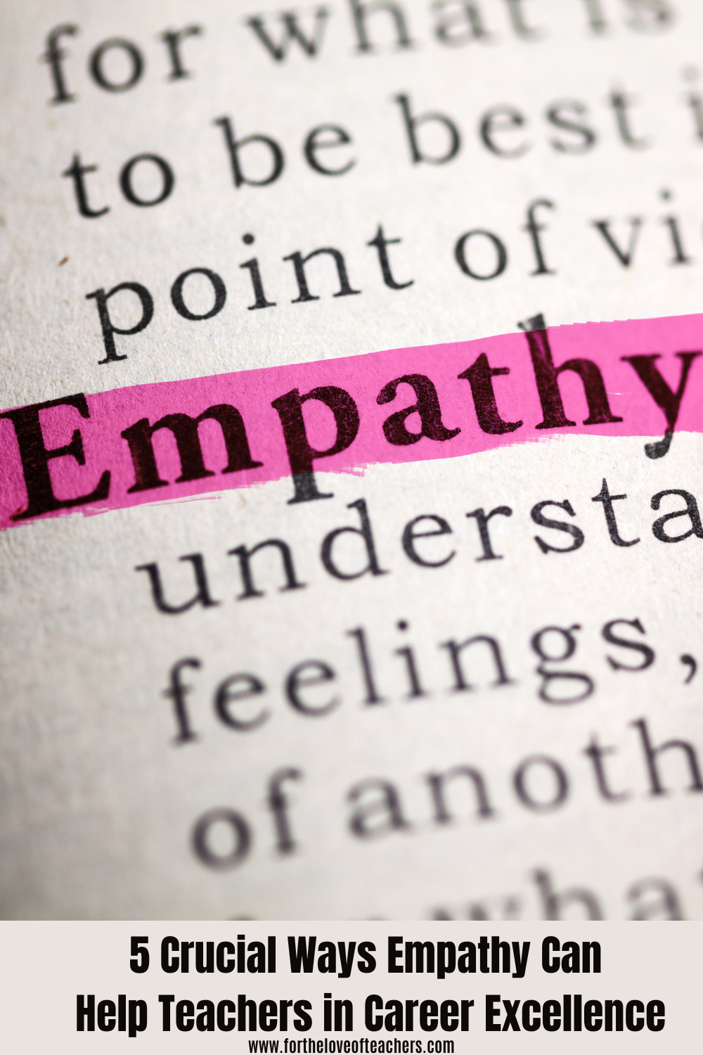 5 Crucial Ways Empathy Can Help Teachers in Career Excellence - For The ...