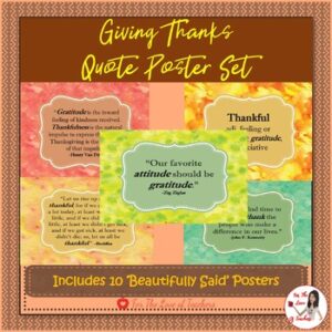 Gratitude Quote Posters