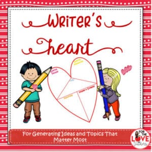 Writer's Heart Template