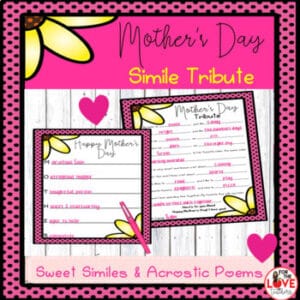 Mother's Day Simile Tribute