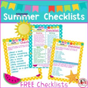Summer Checklists