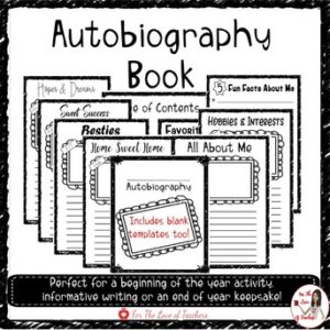 Autobiography Book