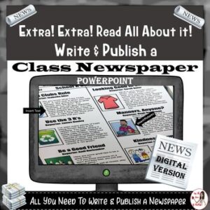 Class Newspaper: POWERPOINT *Editable*