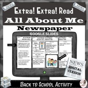 All About Me Newspaper: GOOGLE SLIDES
