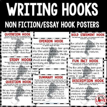 What is a hook in writing deals