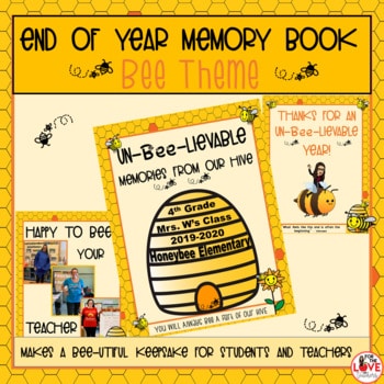 End of the Year Memory Book by Magically Teacher Made