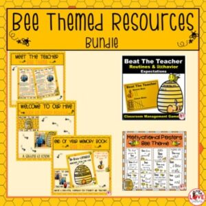 Bee Themed Resource Bundle