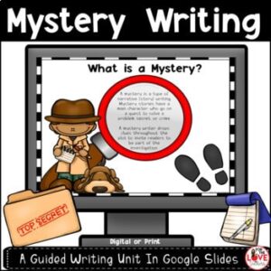Mystery Writing: Guided Writing Unit