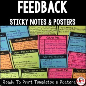 Feedback Sticky Notes COVER