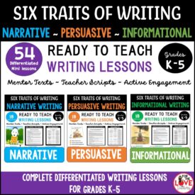 Six Traits of Writing Bundle